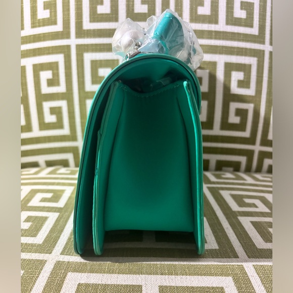 SOLD! NEW! Badgley Mischka Bombe Quilted Beaded Pearls Crossbody & Long Wallet - Picture 9 of 14